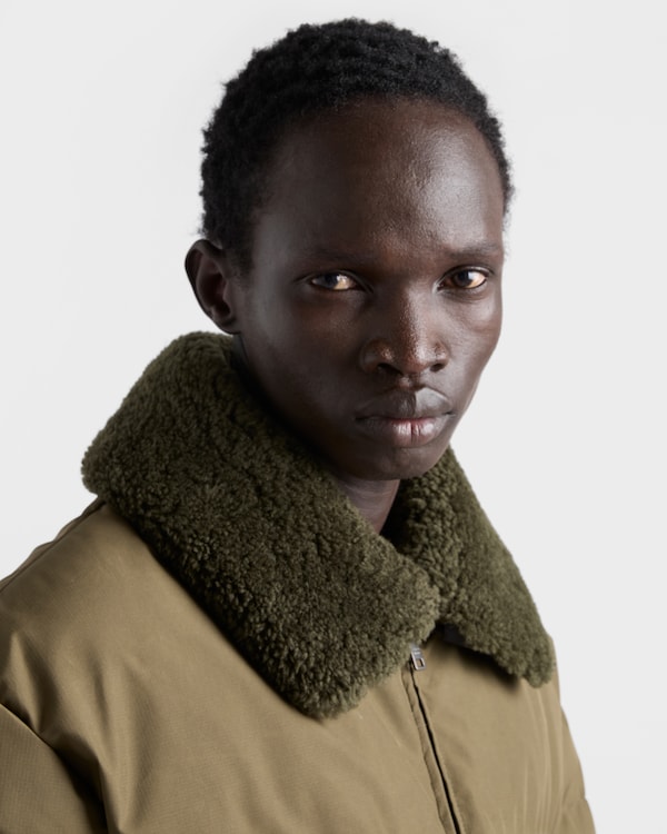 Medium-weight technical fabric down jacket - Forest Green Medium-weight technical fabric down jacket - Forest Green
