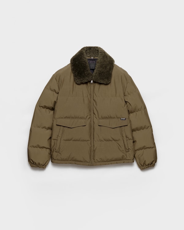 Medium-weight technical fabric down jacket - Forest Green Medium-weight technical fabric down jacket - Forest Green