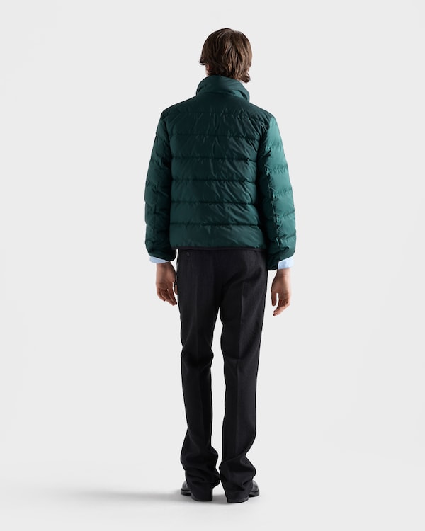 Medium-weight Re-Nylon down jacket - Bottle Green Medium-weight Re-Nylon down jacket - Bottle Green