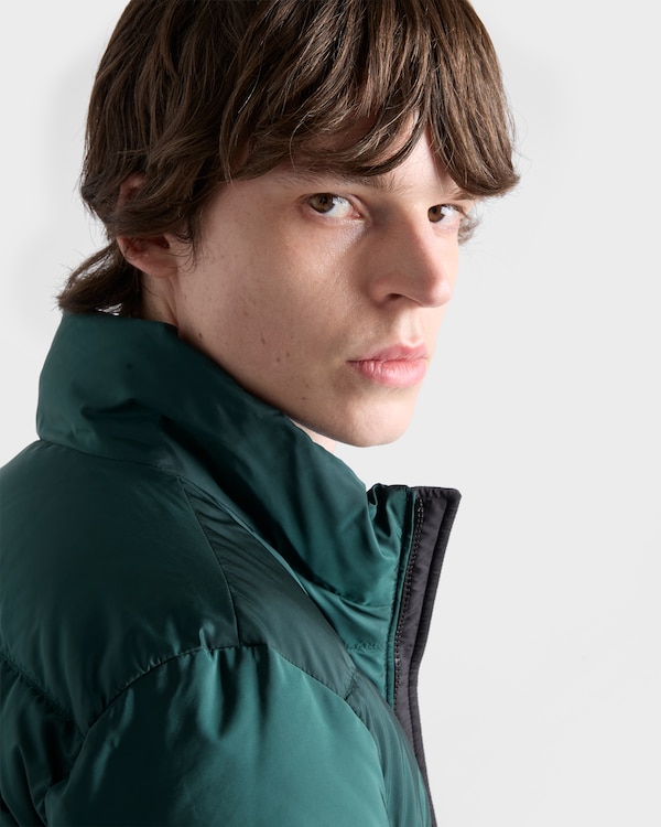 Medium-weight Re-Nylon down jacket - Bottle Green Medium-weight Re-Nylon down jacket - Bottle Green