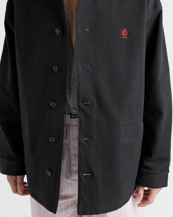 Chaqueta de algodón - Negro/Azul Chaqueta de algodón - Negro/Azul
