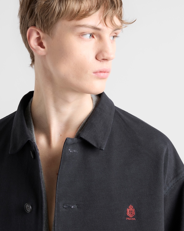 Chaqueta de algodón - Negro/Azul Chaqueta de algodón - Negro/Azul