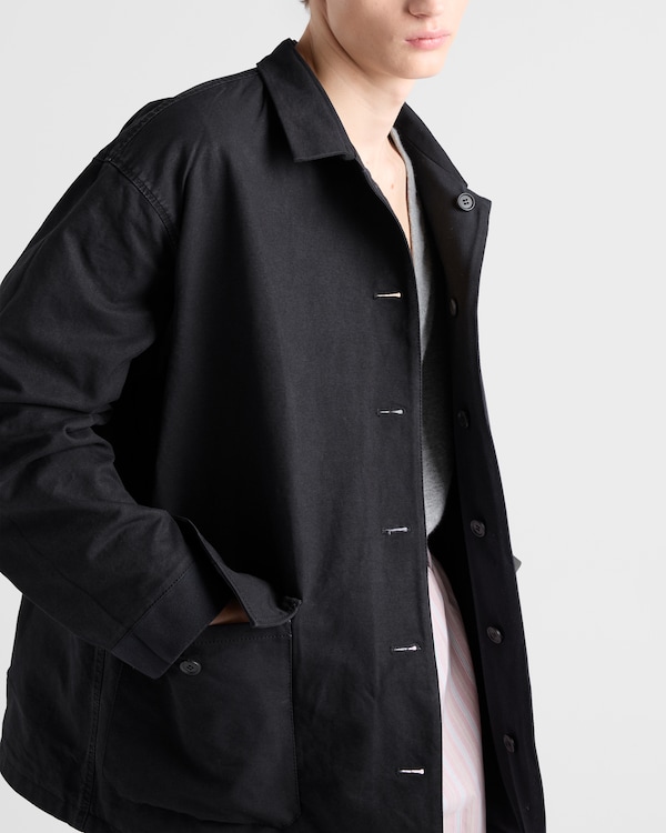 Chaqueta de algodón - Negro/Azul Chaqueta de algodón - Negro/Azul