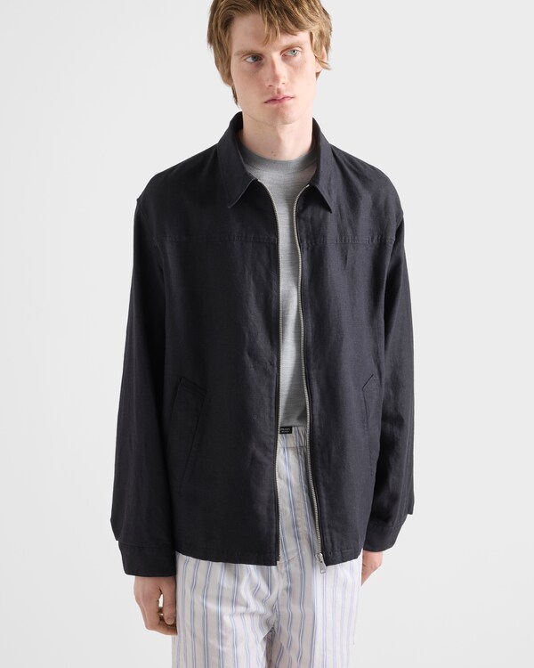 Linen jacket - Black Linen jacket - Black