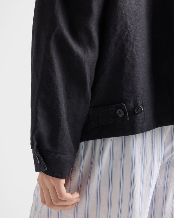 Linen jacket - Black Linen jacket - Black