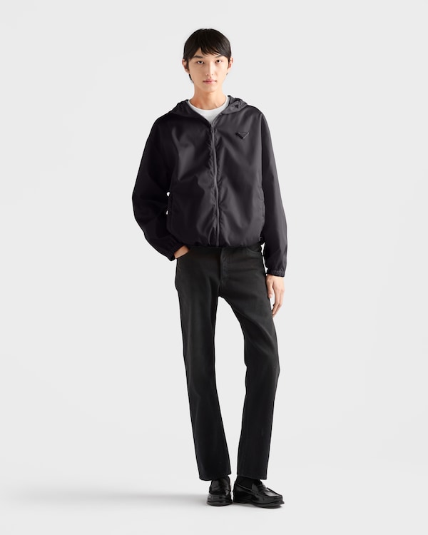 Re-Nylon rain jacket - Black Re-Nylon rain jacket - Black