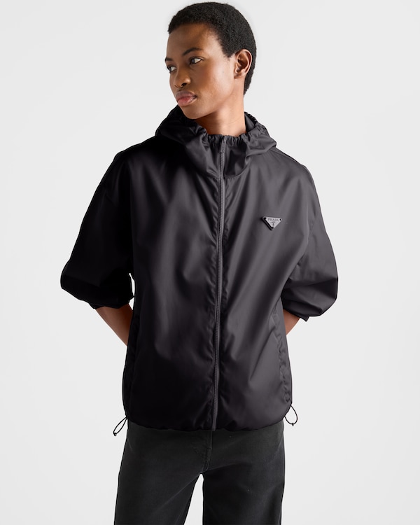 Re-Nylon rain jacket - Black Re-Nylon rain jacket - Black