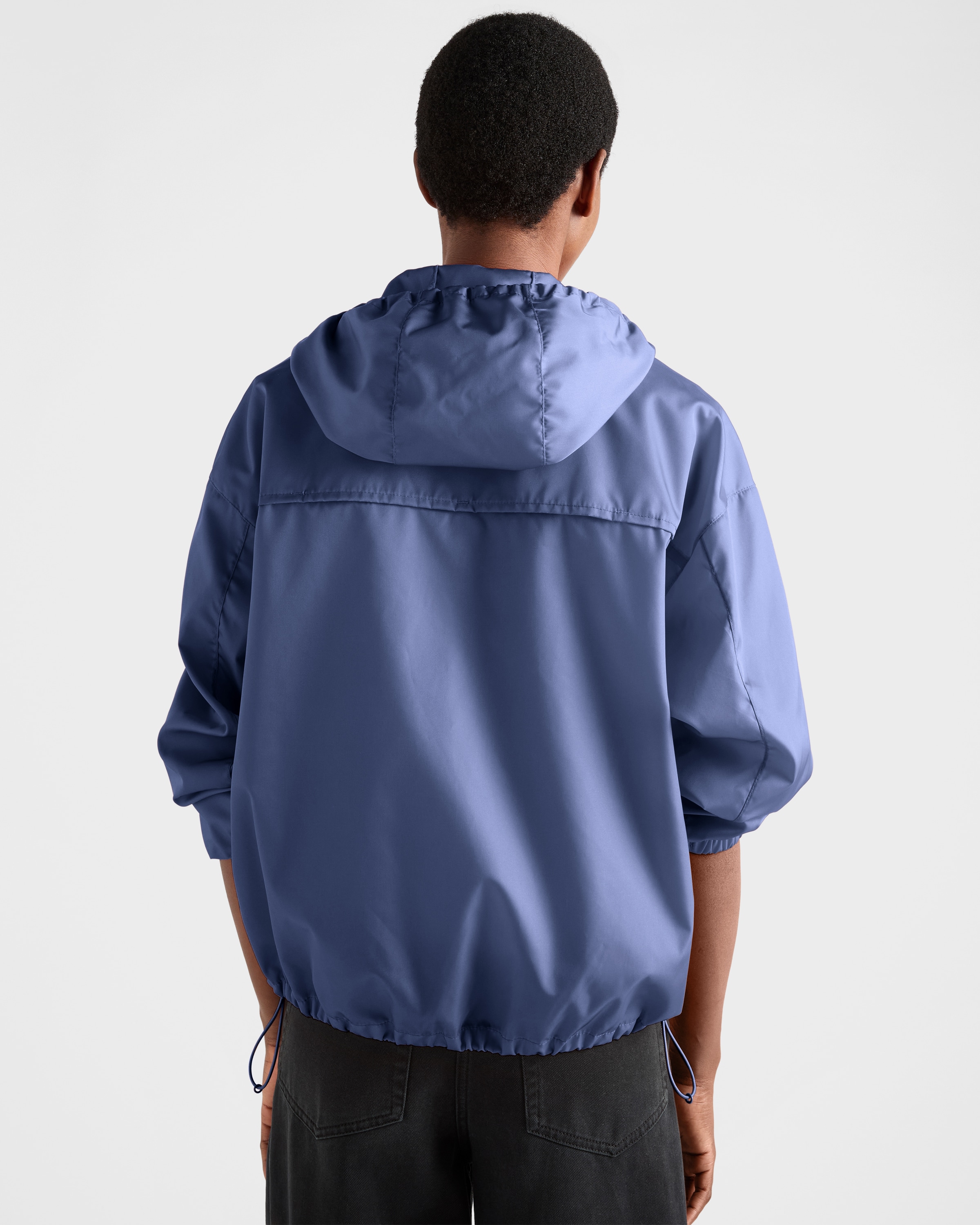 Baltic Blue Re-Nylon rain jacket | PRADA - Japan
