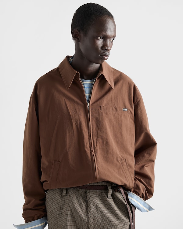 Blouson en tissu technique - Tabac Blouson en tissu technique - Tabac