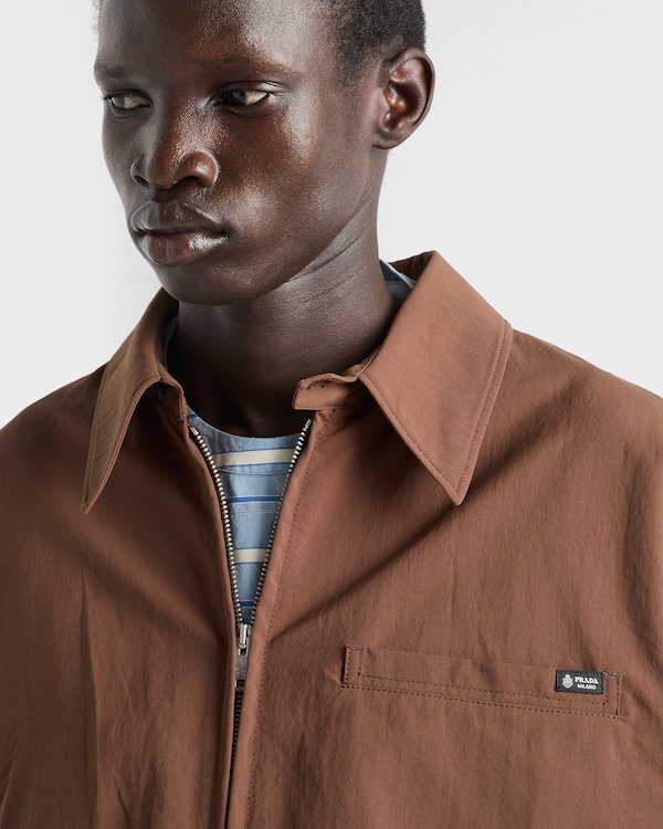 Blouson en tissu technique - Tabac Blouson en tissu technique - Tabac