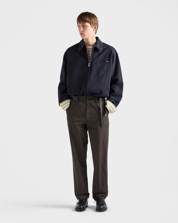 Blouson en tissu technique - Bleu Blouson en tissu technique - Bleu