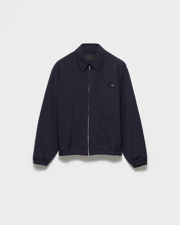 Blouson en tissu technique - Bleu Blouson en tissu technique - Bleu