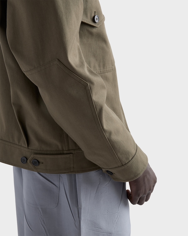 Veste en tissu technique - Vert forêt Veste en tissu technique - Vert forêt