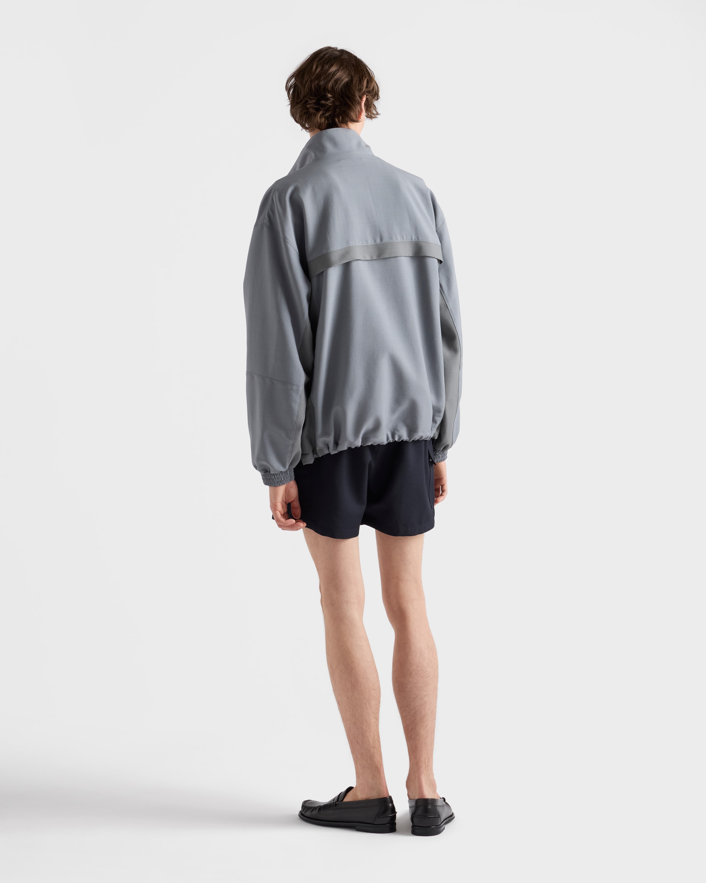 Cloud/Pyrite Mohair wool jacket | PRADA - United States