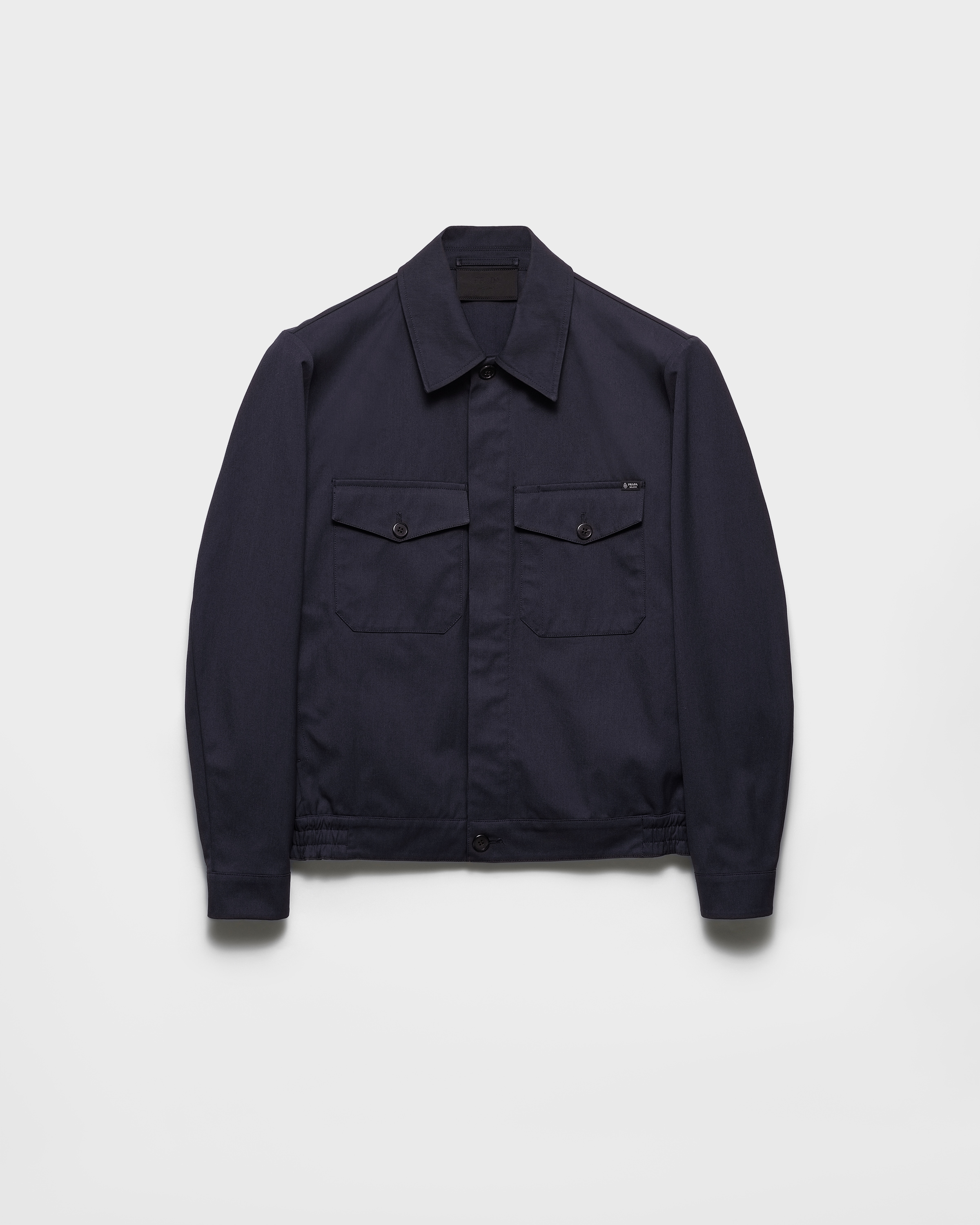 Prada Technical Fabric Jacket, Man, Navy, Size 54