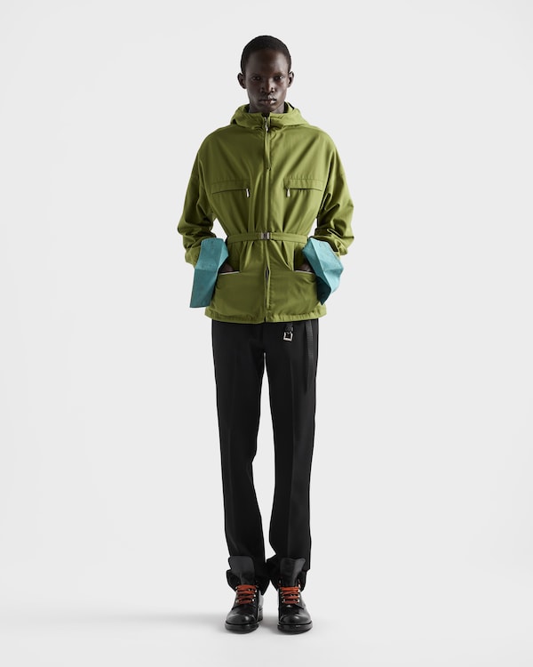 Chaqueta de tejido técnico - Verde Hierba Chaqueta de tejido técnico - Verde Hierba
