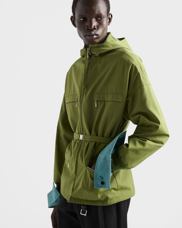 Chaqueta de tejido técnico - Verde Hierba Chaqueta de tejido técnico - Verde Hierba