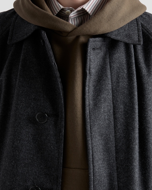 Re-Wool coat - Anthracite Gray Re-Wool coat - Anthracite Gray