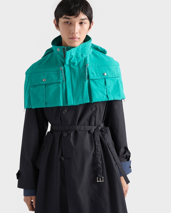 Cotton blend coat - Black Cotton blend coat - Black