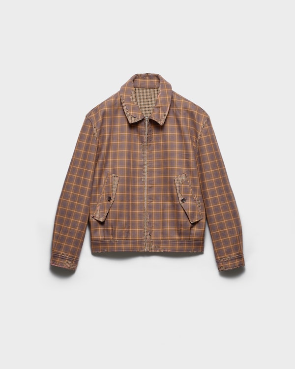 Bonded devoré cotton jacket - Cocoa Brown Bonded devoré cotton jacket - Cocoa Brown