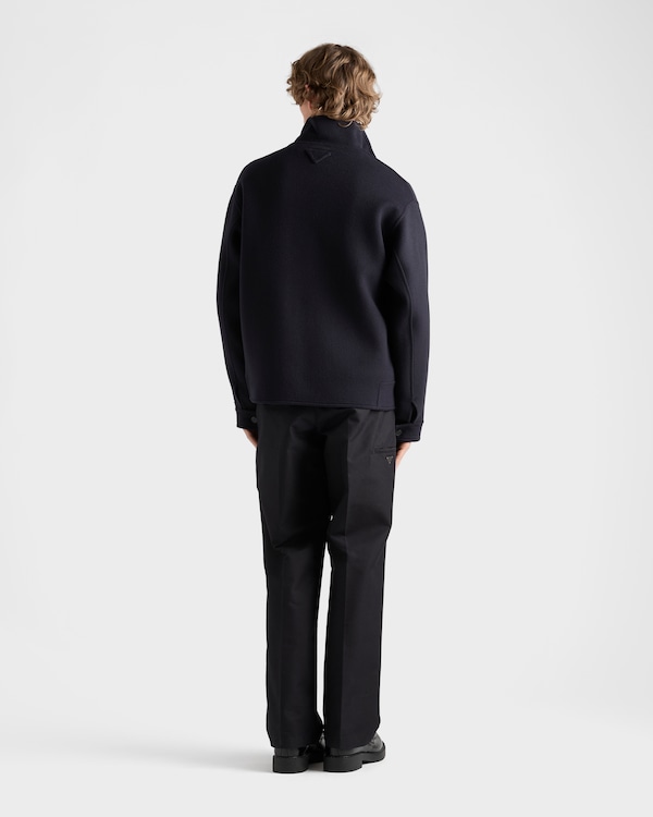 Cashmere blouson jacket - Navy Cashmere blouson jacket - Navy