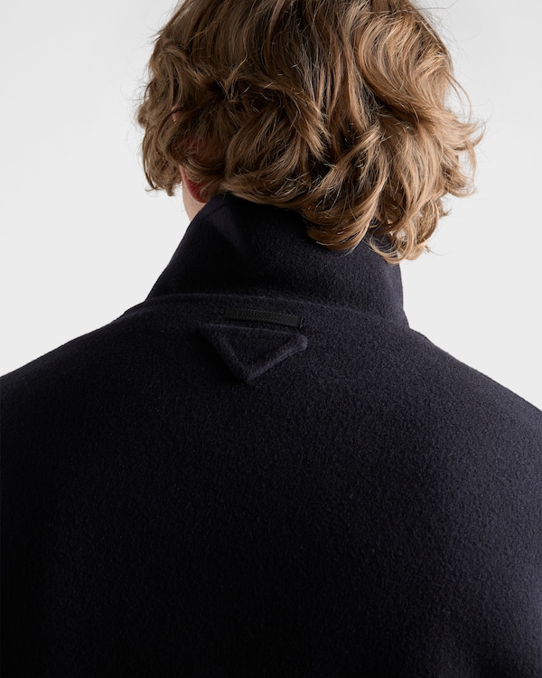 Cashmere blouson jacket - Navy Cashmere blouson jacket - Navy