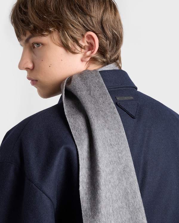 Re-Wool blouson jacket - Navy Re-Wool blouson jacket - Navy
