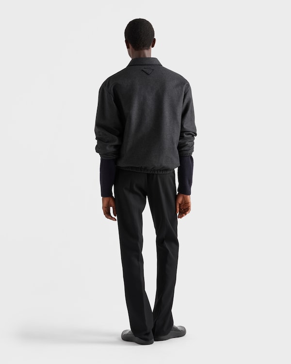 Re-Wool blouson jacket - Anthracite Gray Re-Wool blouson jacket - Anthracite Gray