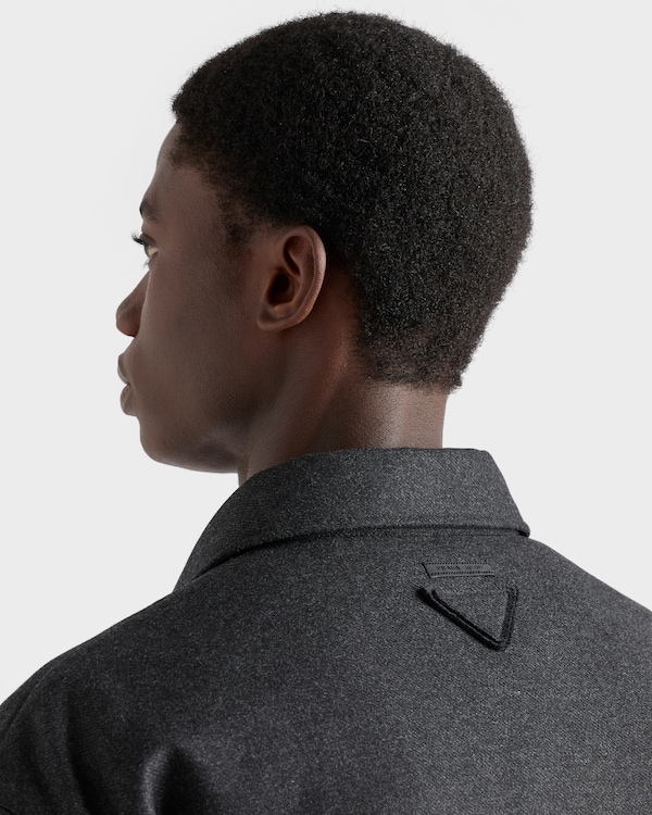 Re-Wool blouson jacket - Anthracite Gray Re-Wool blouson jacket - Anthracite Gray