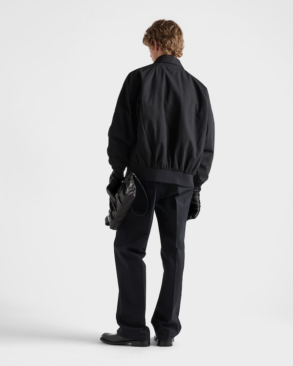 Technical cotton jacket - Black Technical cotton jacket - Black