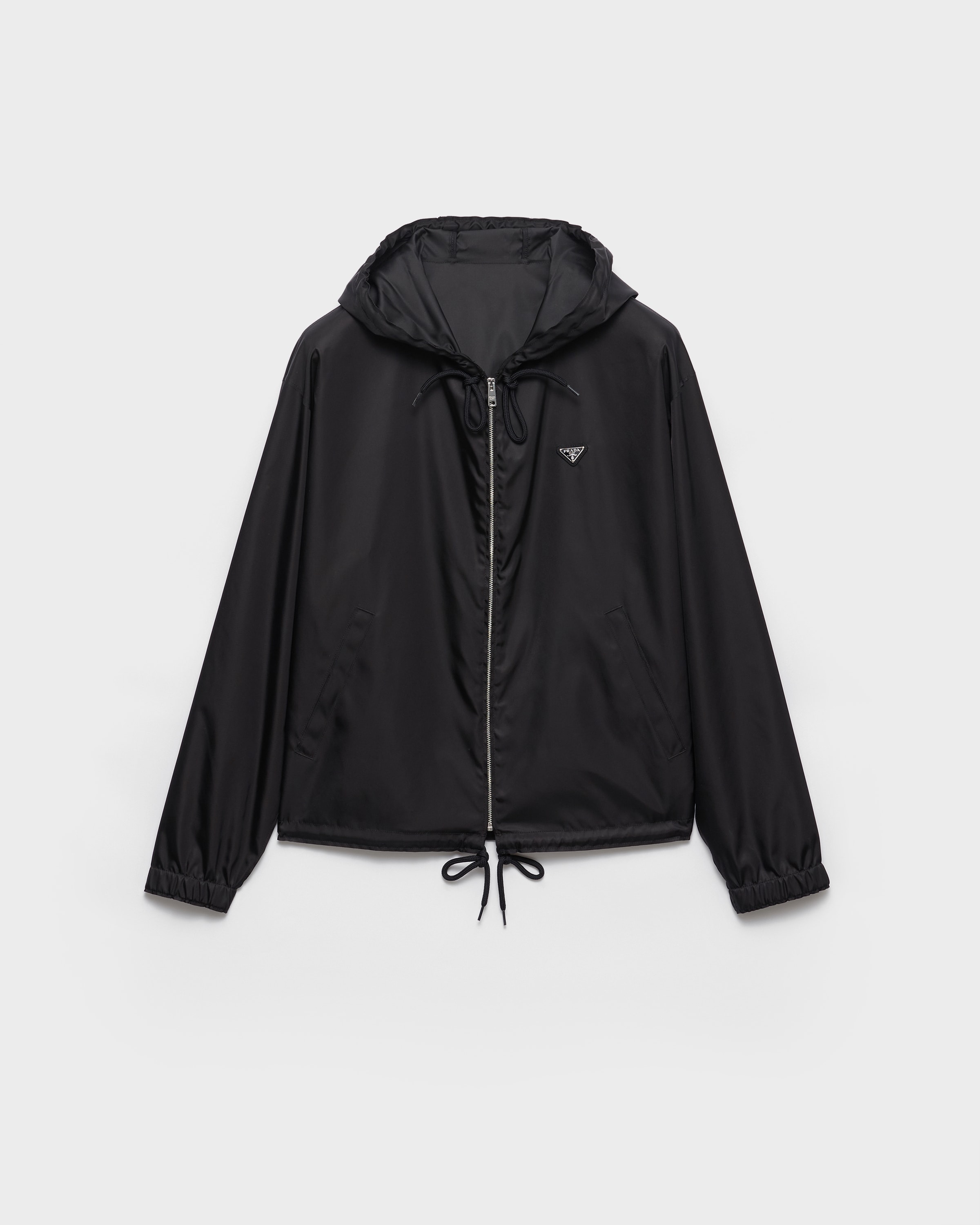 ブラック Re-nylon ジャケット | PRADA - 日本