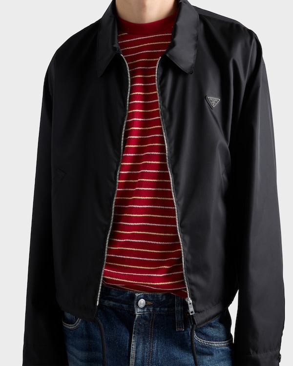 Re-Nylon blouson jacket - Black Re-Nylon blouson jacket - Black