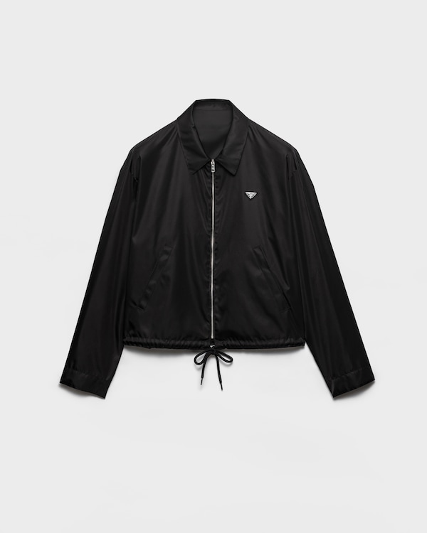 Re-Nylon blouson jacket - Black Re-Nylon blouson jacket - Black