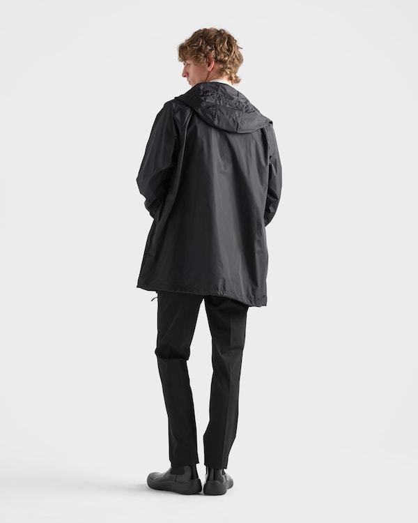Short technical fabric jacket - Black Short technical fabric jacket - Black