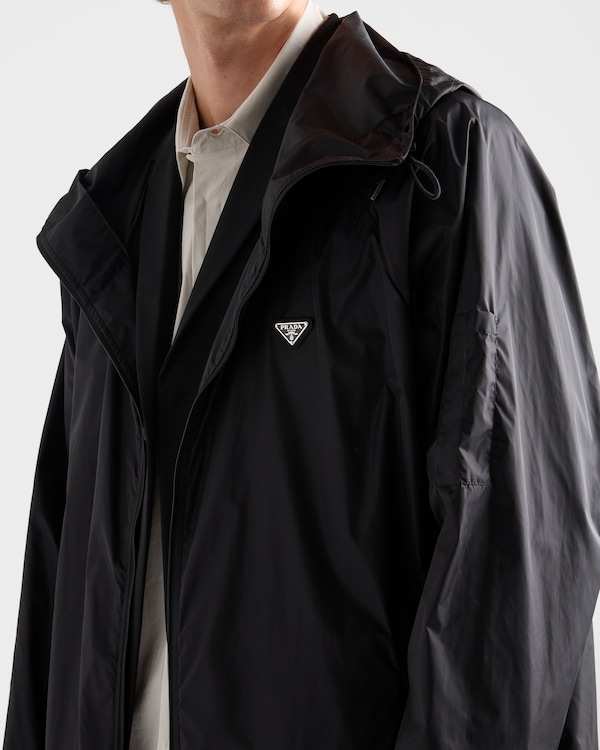 Short technical fabric jacket - Black Short technical fabric jacket - Black