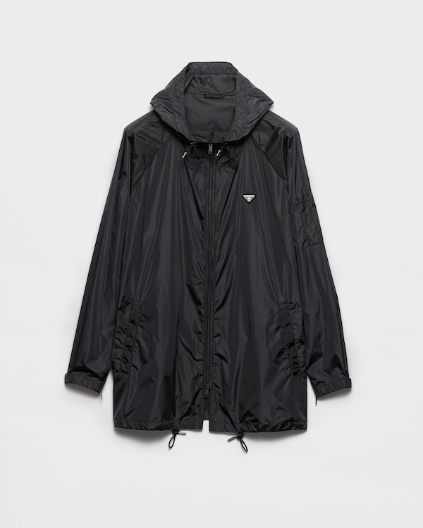 Short technical fabric jacket - Black Short technical fabric jacket - Black