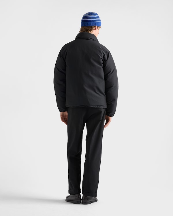Medium-weight technical fabric down jacket - Black Medium-weight technical fabric down jacket - Black