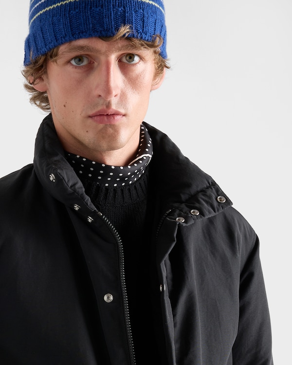 Medium-weight technical fabric down jacket - Black Medium-weight technical fabric down jacket - Black