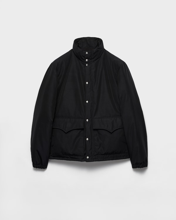 Medium-weight technical fabric down jacket - Black Medium-weight technical fabric down jacket - Black