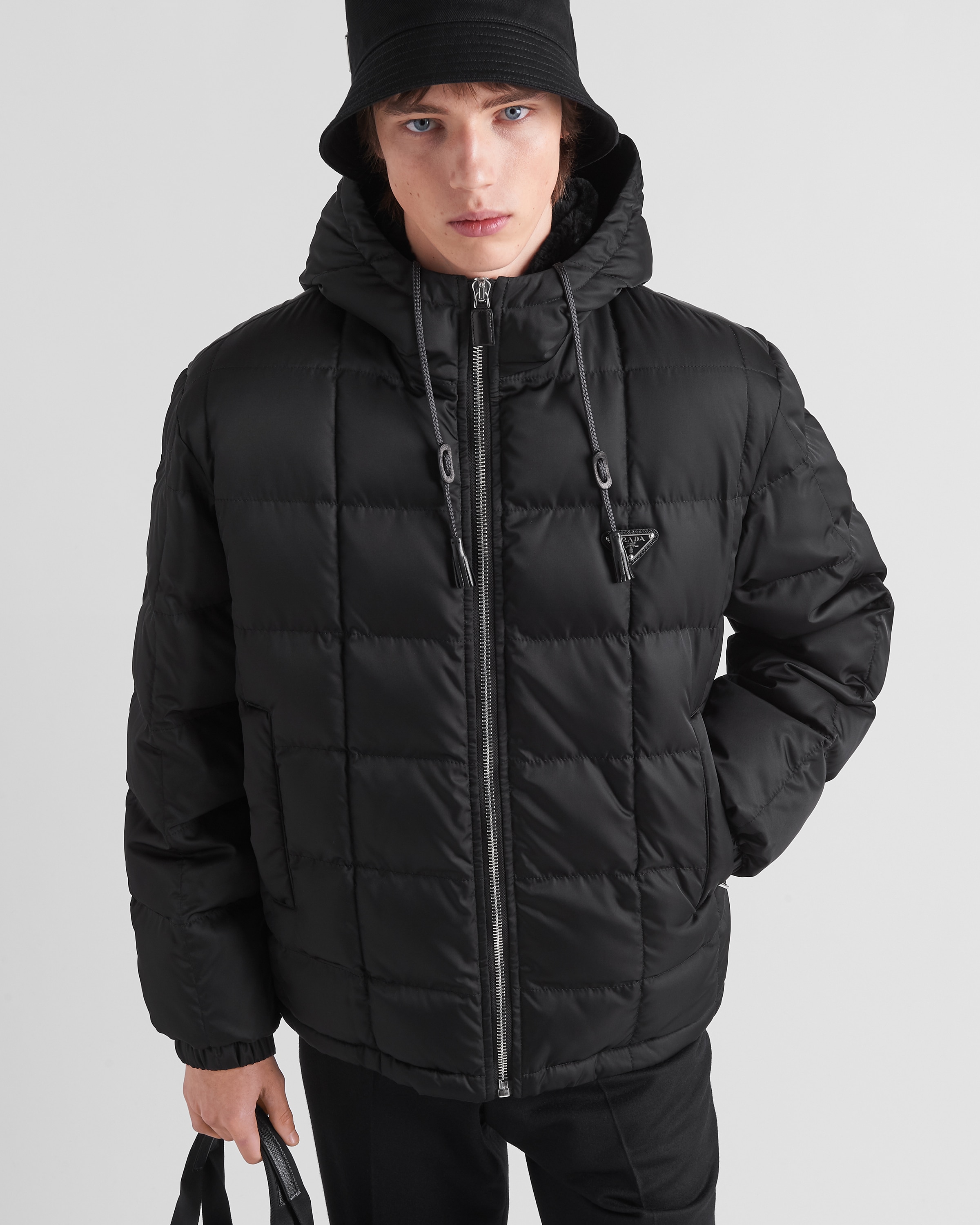 Mid weight down nylon parka online