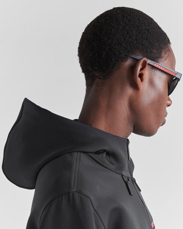 Recycled double jersey hoodie Recycled double jersey hoodie