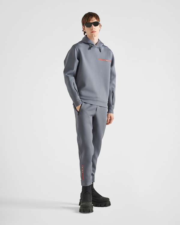 Recycled double jersey hoodie - Iron Gray Recycled double jersey hoodie - Iron Gray