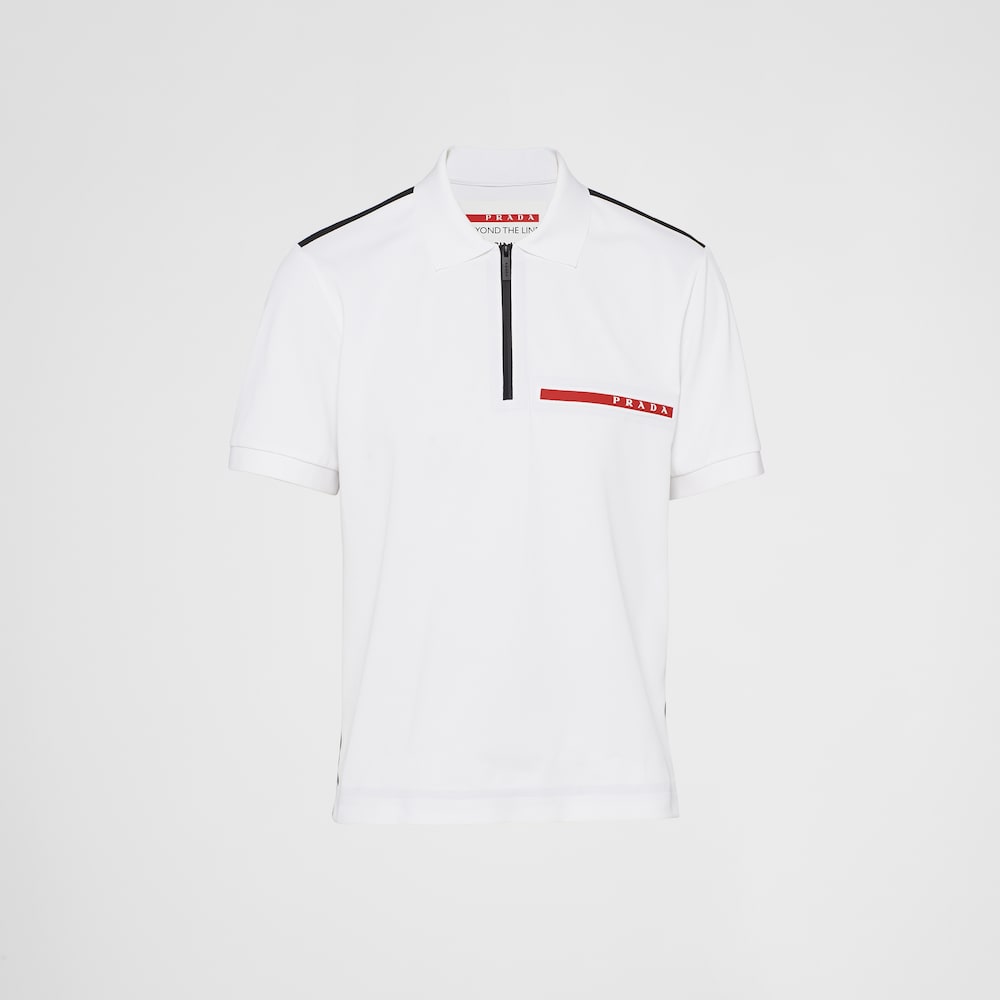 Prada 珠地棉Polo衫 1