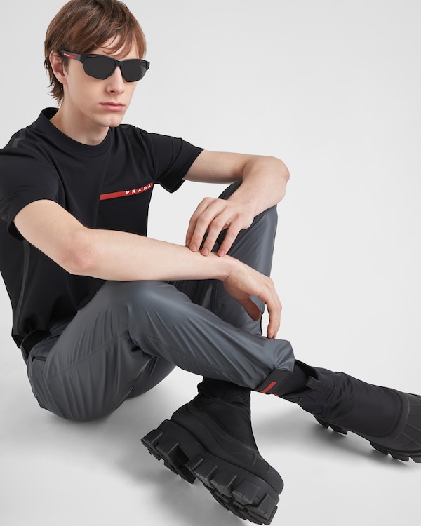 Piqué T-shirt - Black Piqué T-shirt - Black