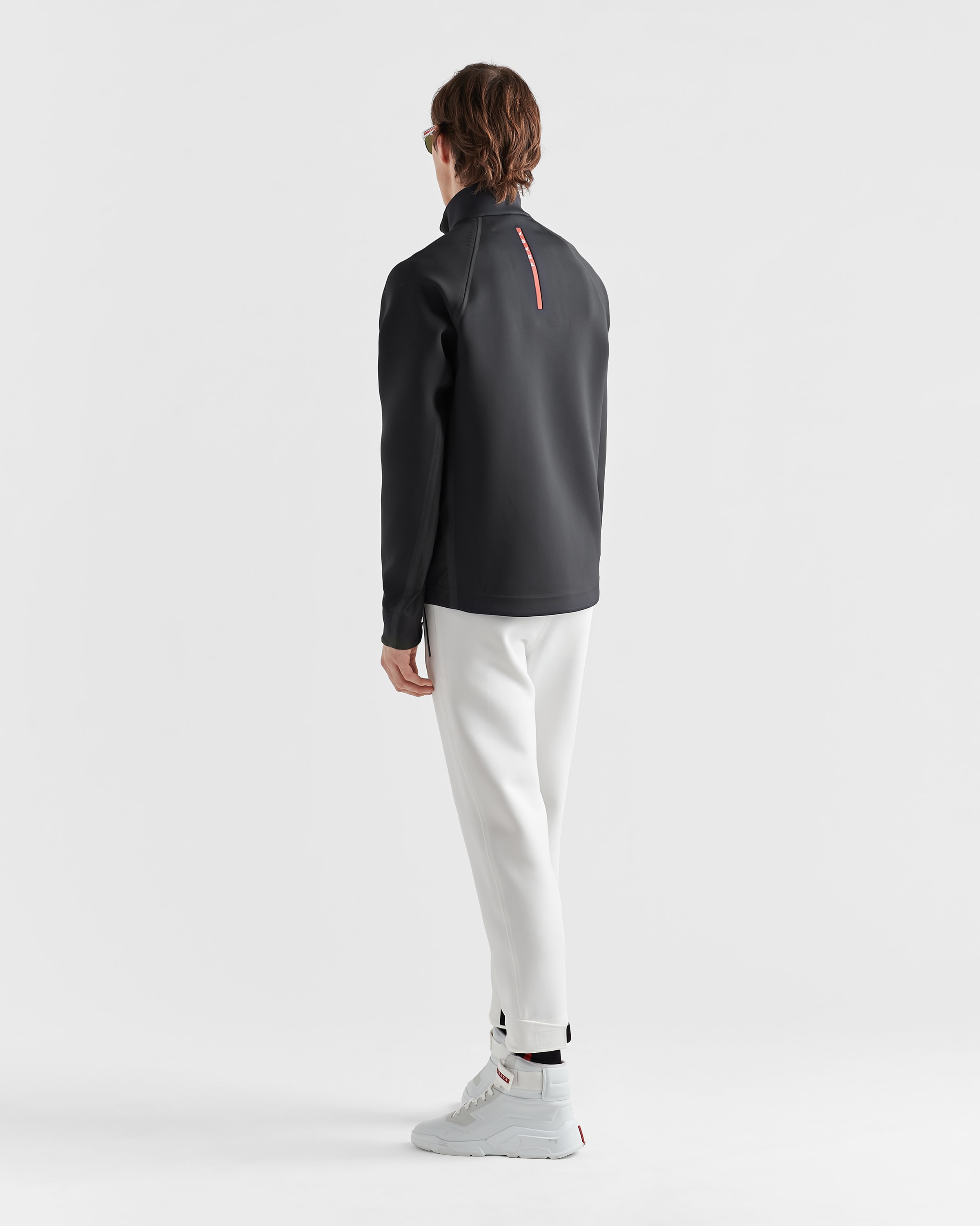 Prada بنطال جيرسيه مزدوج مُعاد تدويره 5