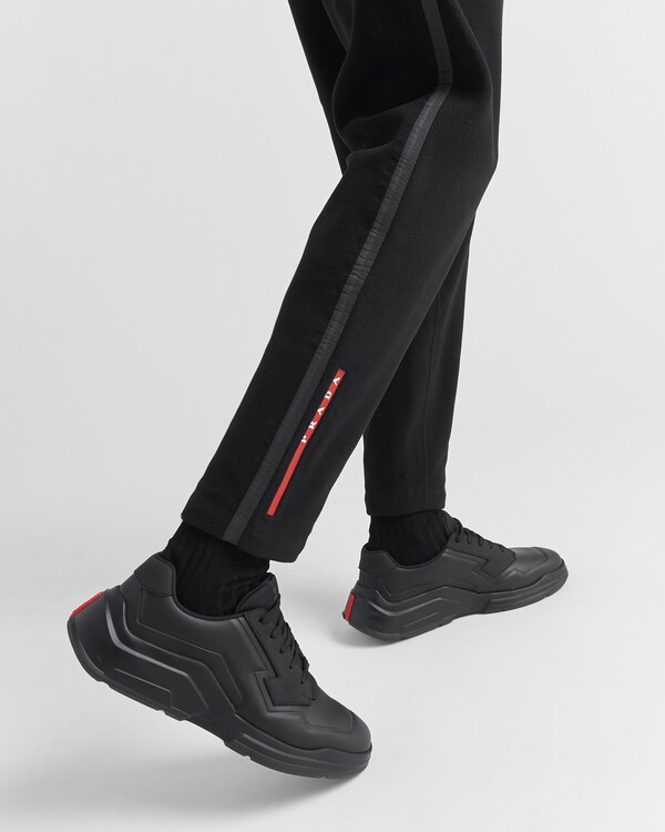 Technical fabric pants with heat-sealed tape Technical fabric pants with heat-sealed tape