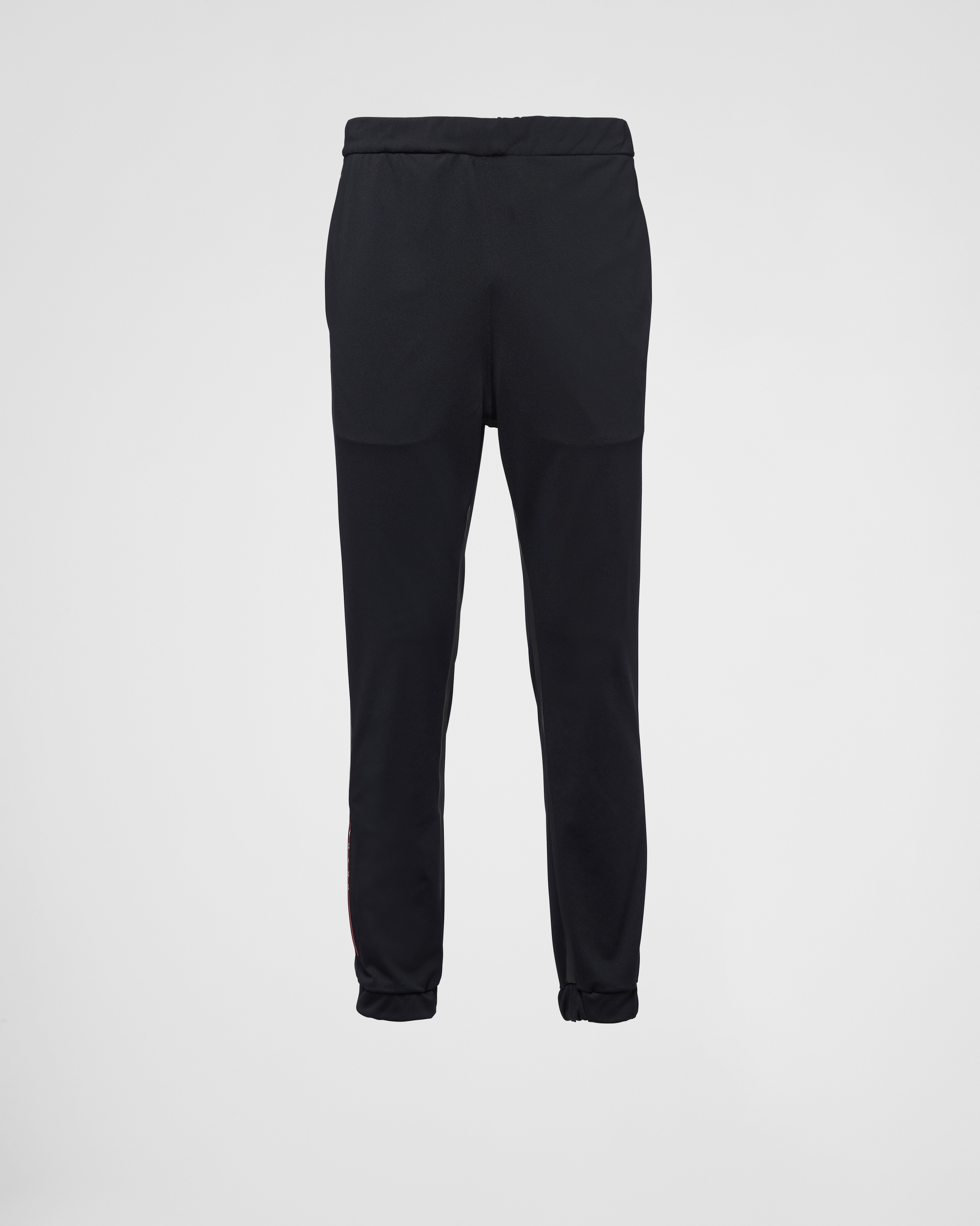 【日本未発売】 Black PRADA | Seams Tape With Pants Piqué パンツ