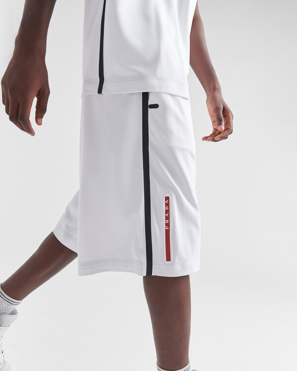 Piqué Bermudas with tape seams Piqué Bermudas with tape seams