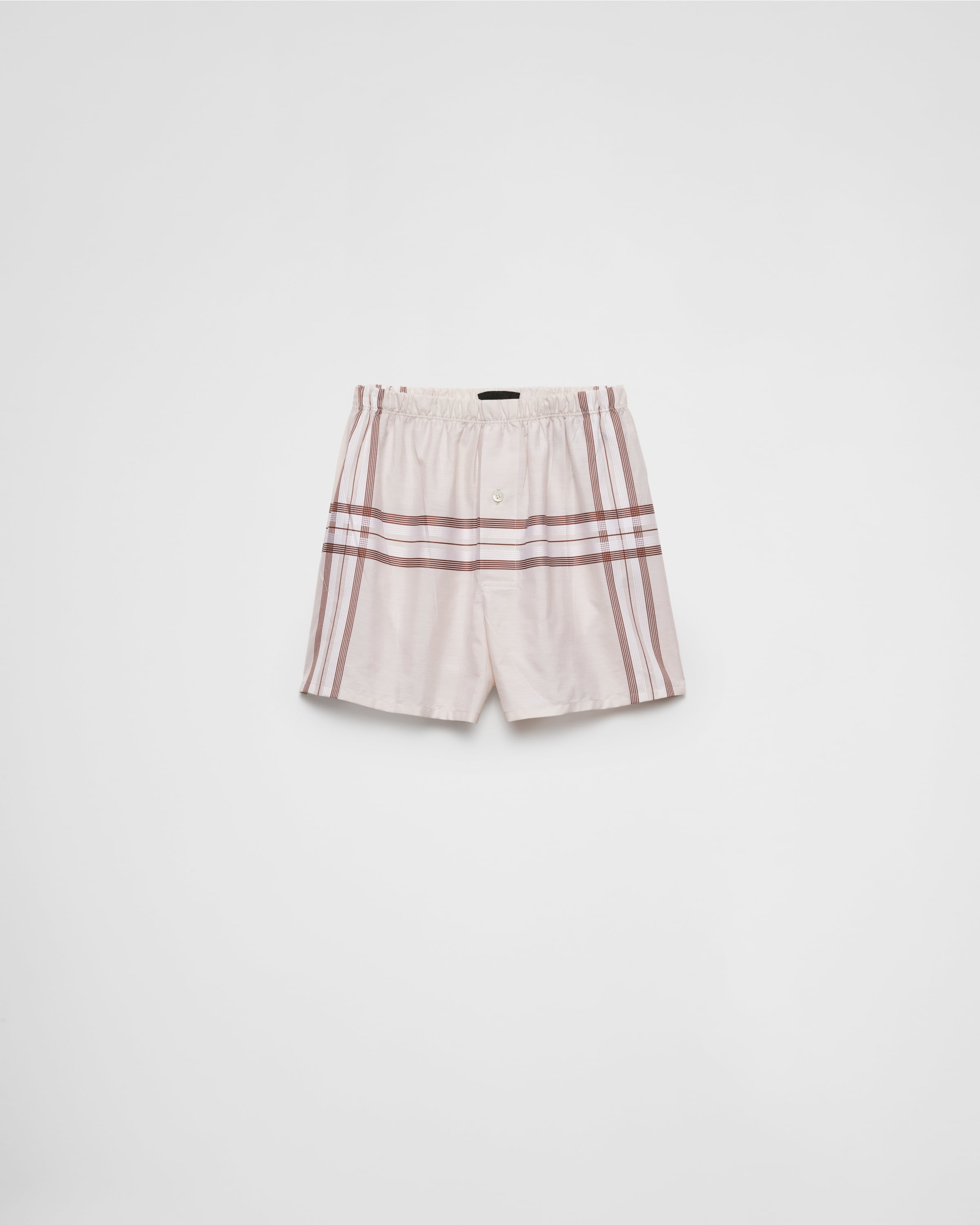 Prada Cotton Boxer Shorts In Multi