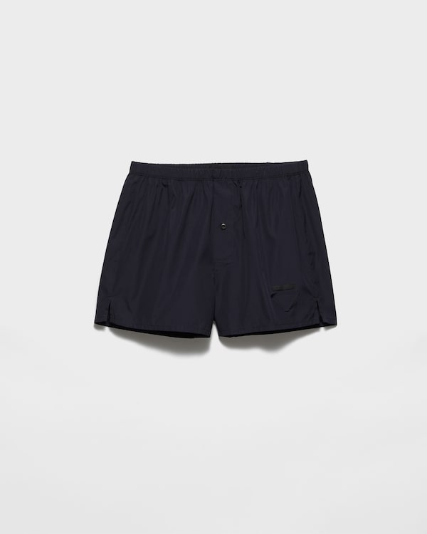 Cotton boxer shorts - Navy Cotton boxer shorts - Navy